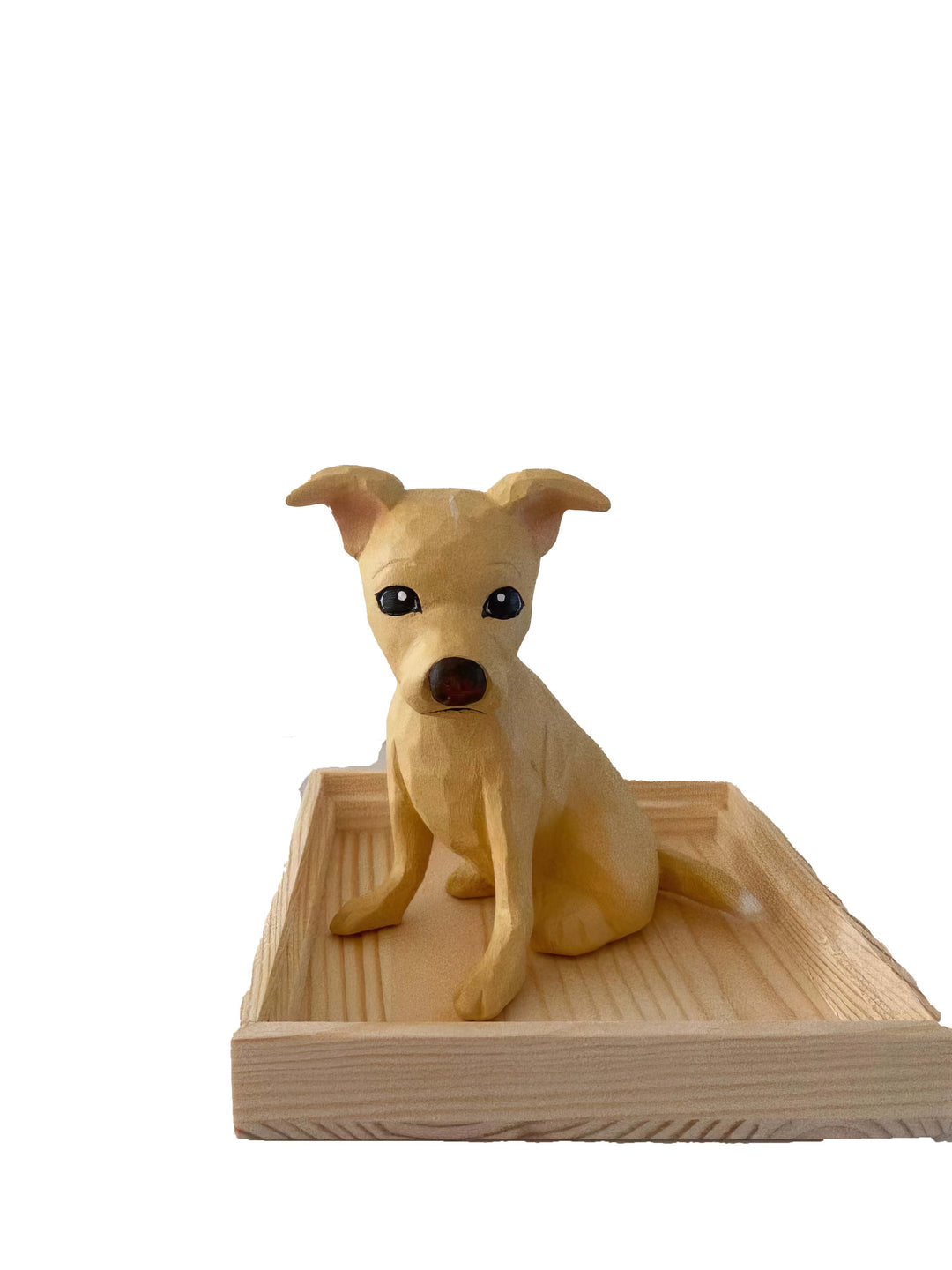 Custom Handmade Cartoon-Style Wood Carved Pet