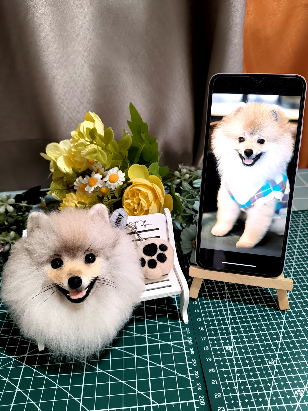 3D Wool Felt Pet Sculpture