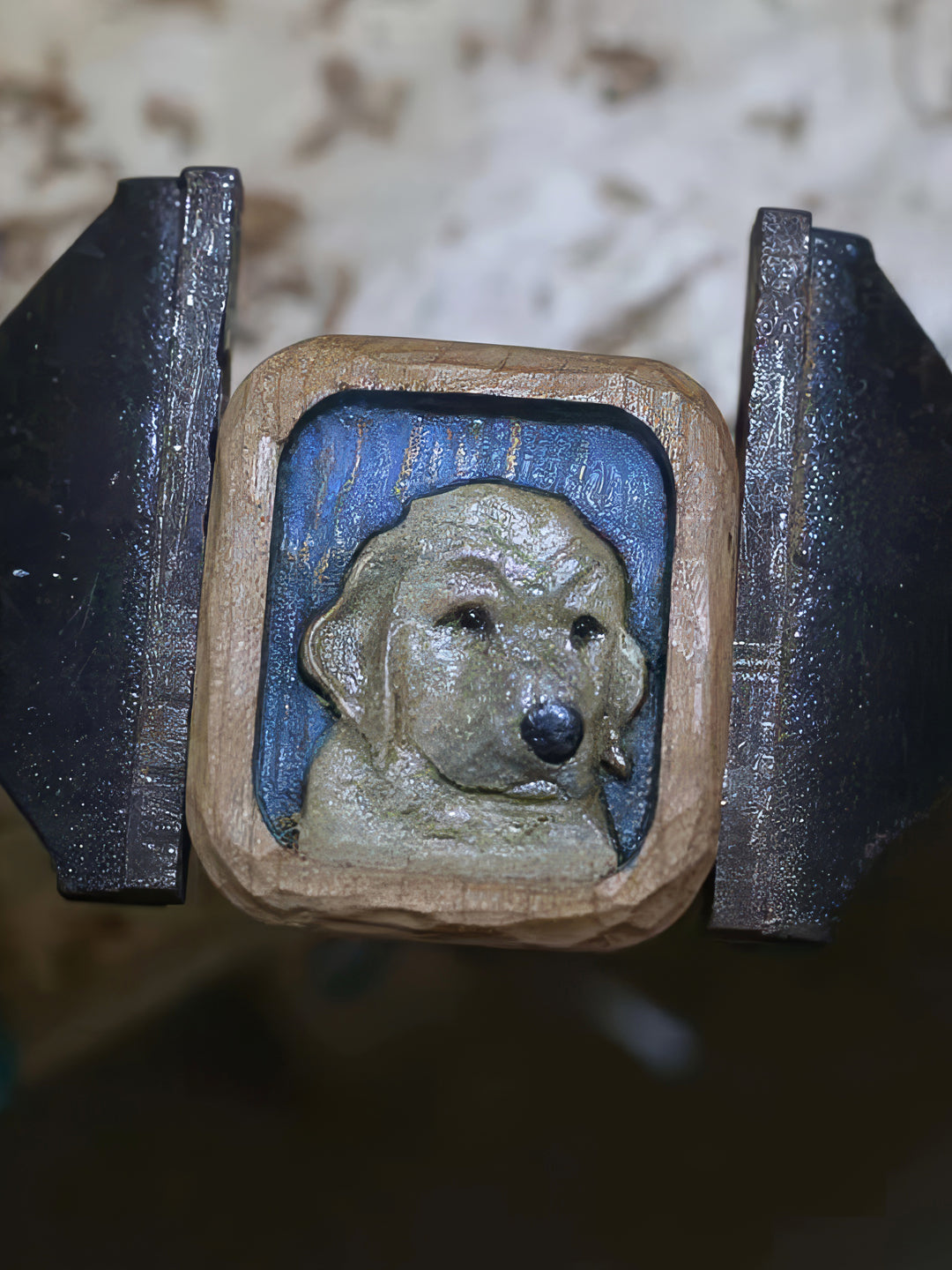 Wood Carved Refrigerator Magnets